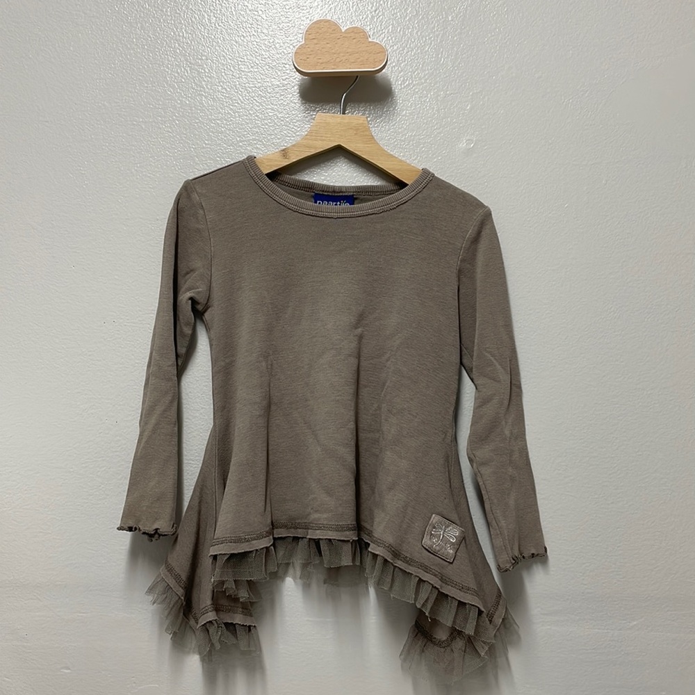 Naartjie Long Sleeve Asymmetrical Shirt Size 4